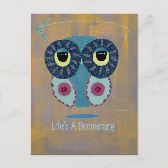 Life's A Boomerang Postcard (Front)