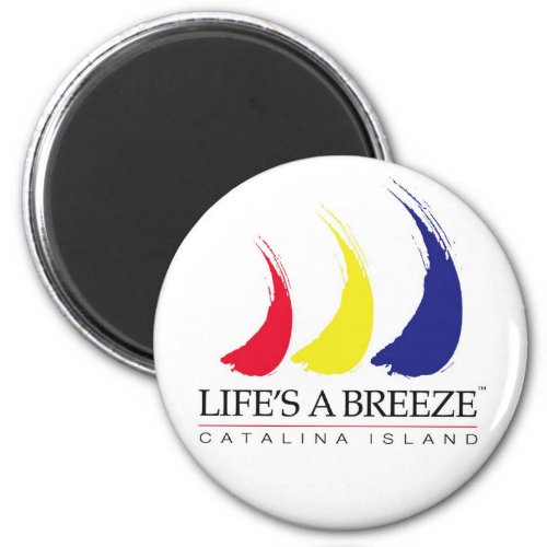 Lifes a Breeze_Paint_The_Wind_Catalina Island Magnet
