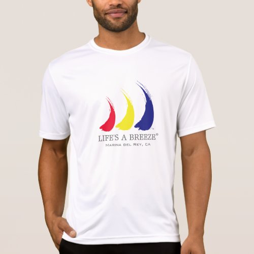 Lifes A Breeze_Paint_The_Wind_Marina Del Rey CA T_Shirt