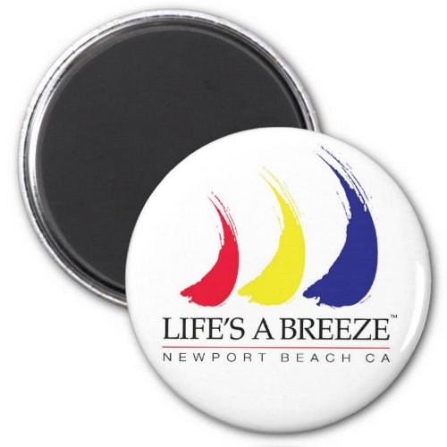 Lifes a Breeze_Paint_The_Wind_Newport Beach Magnet