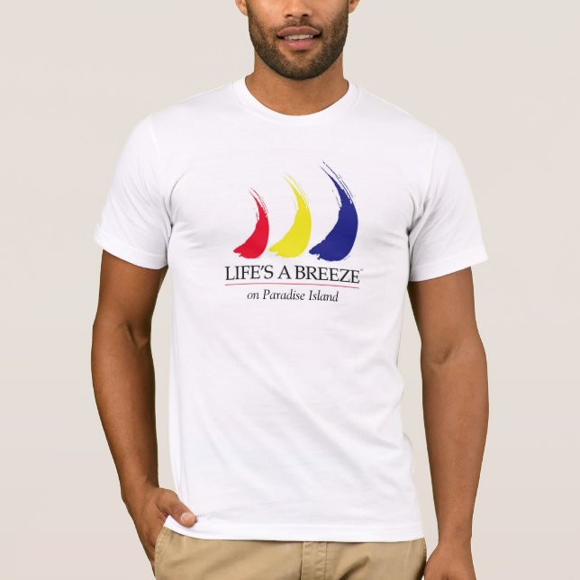 Life's a Breeze®_Paint-The-Wind_Paradise Island5 T-Shirt (Front)