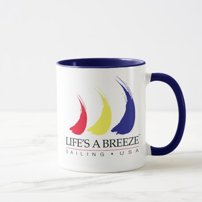 Life's a Breeze®_Paint-The-Wind_Sailing USA mug (Right)