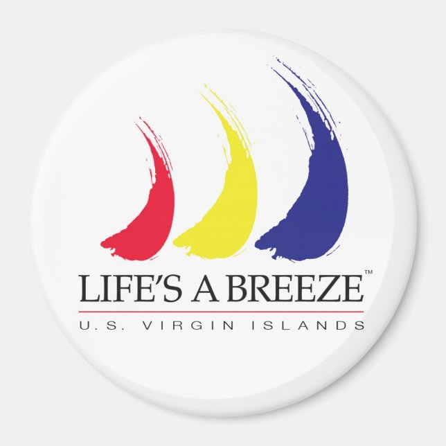 Life's a Breeze®_Paint-The-Wind_US Virgin Islands Magnet (Front)
