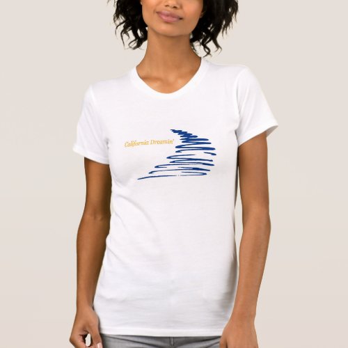 Lifes a Breeze_Squiggly Lines California Dreamin T_Shirt