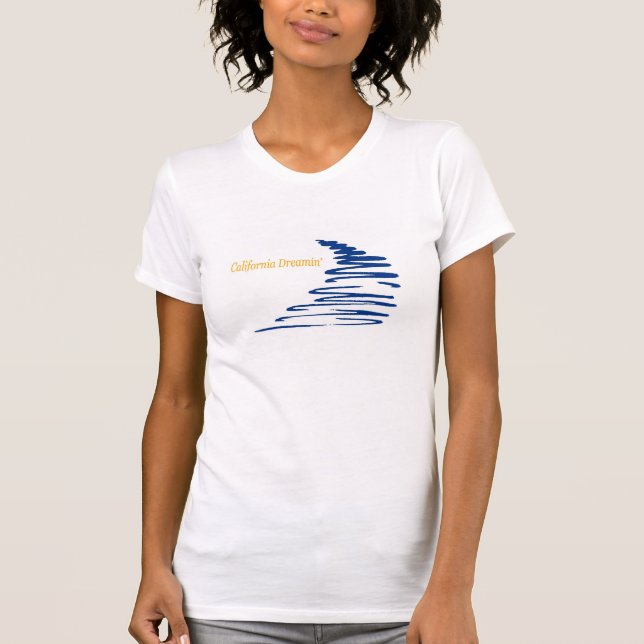 Life's a Breeze®_Squiggly Lines California Dreamin T-Shirt (Front)