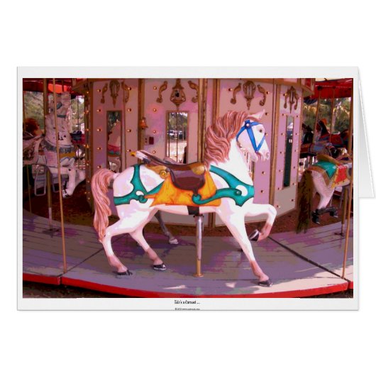 Life's a Carousel ... Cards (Front Horizontal)