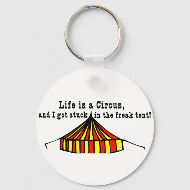Life's a Circus Keychain (Front)