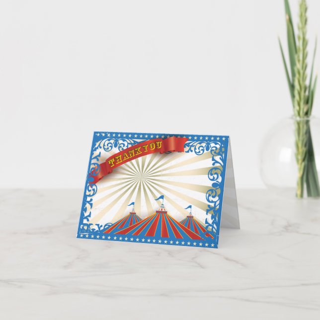 LIFE'S A CIRCUS Thank You Card (Front)
