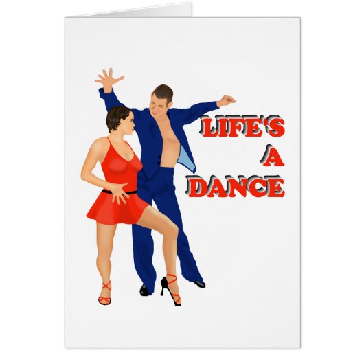 Life's A Dance Cards (Front)