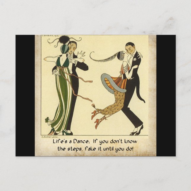 Life's a Dance:  Postcard (Front)