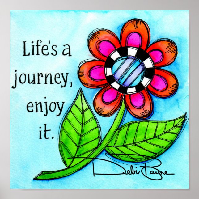 Life's A Journey Poster (Front)