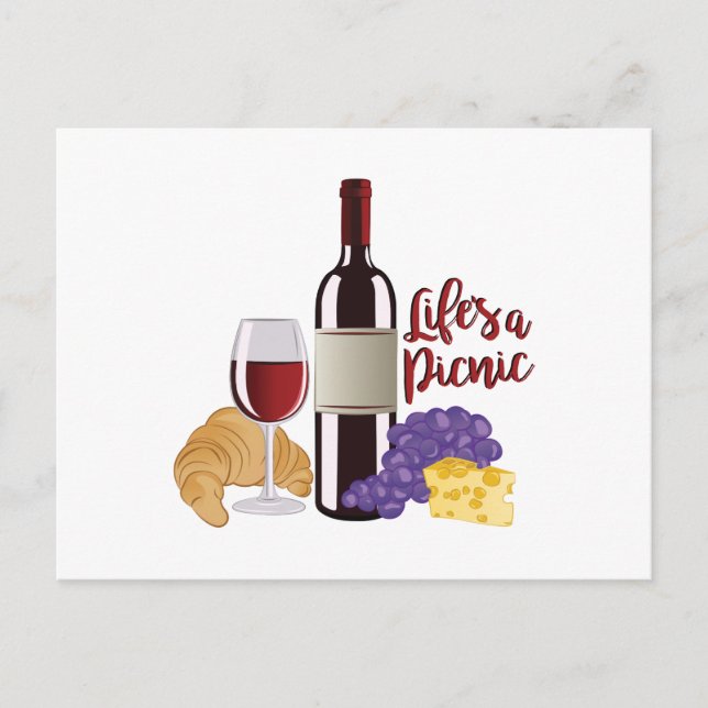 Lifes A Picnic Postcard (Front)