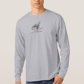 Life's a ride Mountain Biker Guy Stylized T-Shirt