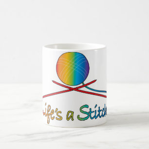 Life's a Stitch Coffee Mug