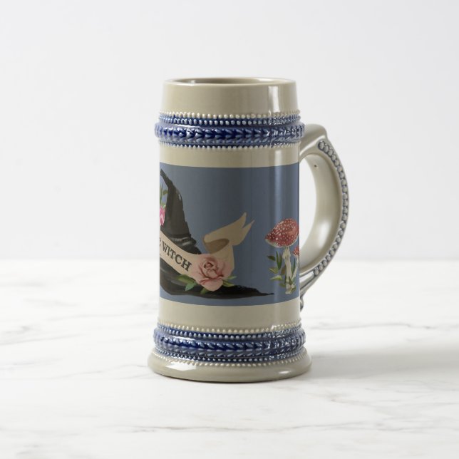 LIFE'S A WITCH BEER STEIN (Front Right)