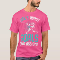 Lifes About Goals Hockey Player Ice Hockey Youth K