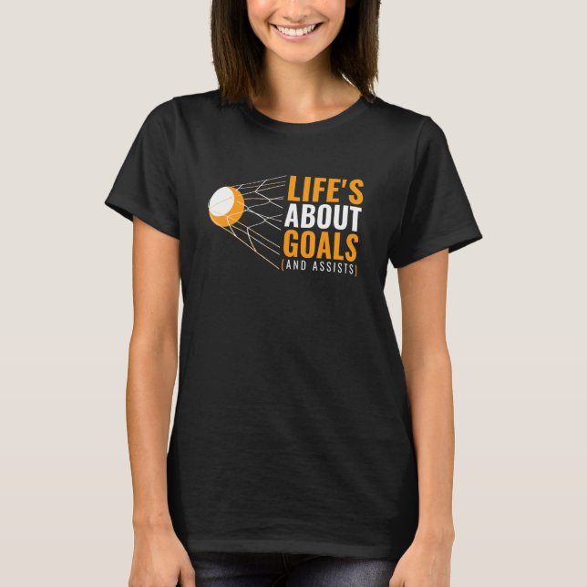 'life's About Goals' Water Polo  For Girls Water P (Front)