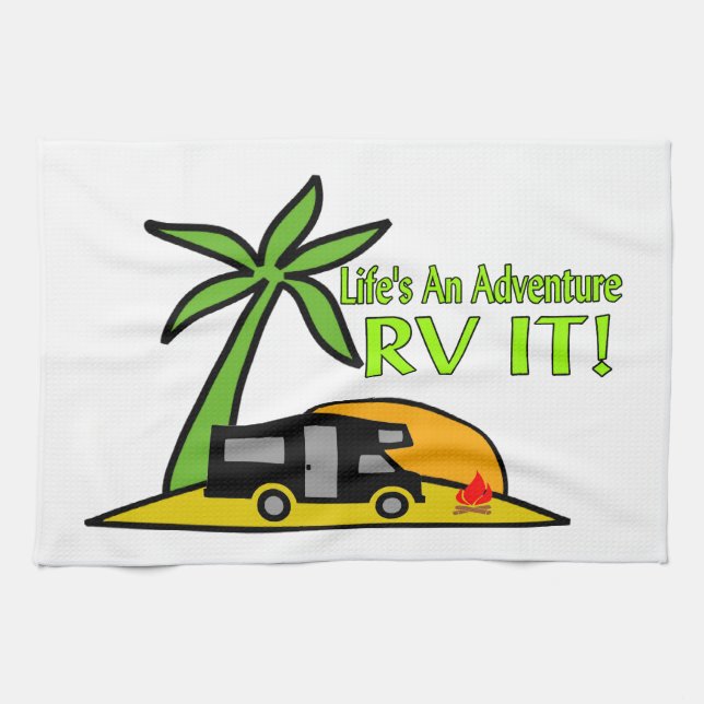 Life's An Adventure So RV It Towel (Horizontal)