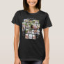 Lifes Beautiful Moment 11 Photo Collage white text T-Shirt