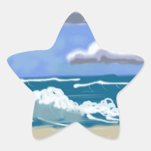 Life's Better at the Beach Star Sticker