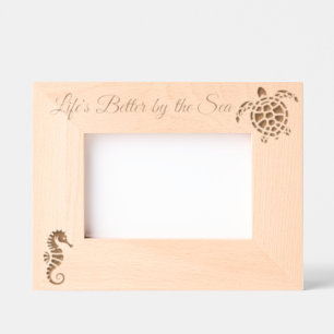 Life's Better by the Sea Engraved Frames