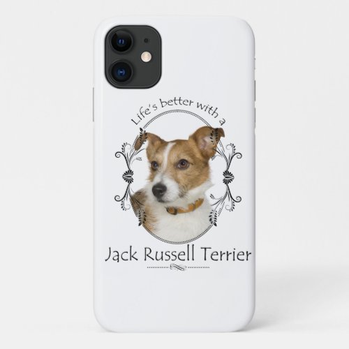 Lifes Better Jack Russell Smartphone Case