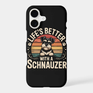 Life's Better With A Schnauzer iPhone 17 Case