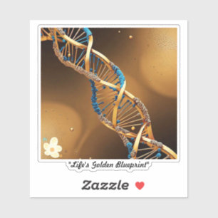 "Life's Blueprint Unveiled" Sticker