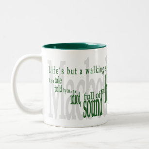 'Life's but a Walking Shadow' Shakespeare Mug