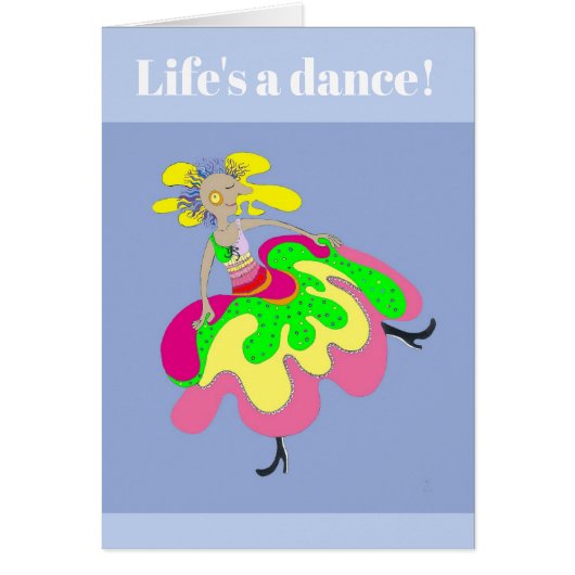 Life's dance! cards (Front)