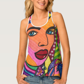 Life's face tank top