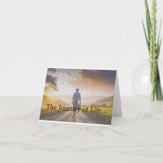Life's Journey Folded Greeting Card