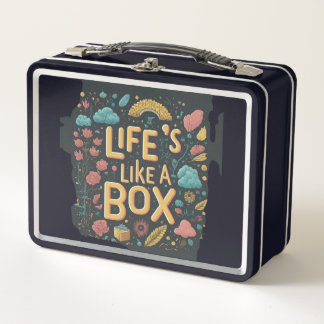 Life's Like a Box. Metal Lunch Box