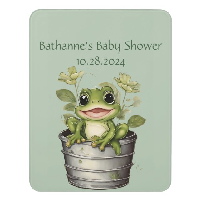 Life's Lily Pads Door Sign (Contemporary Vert)
