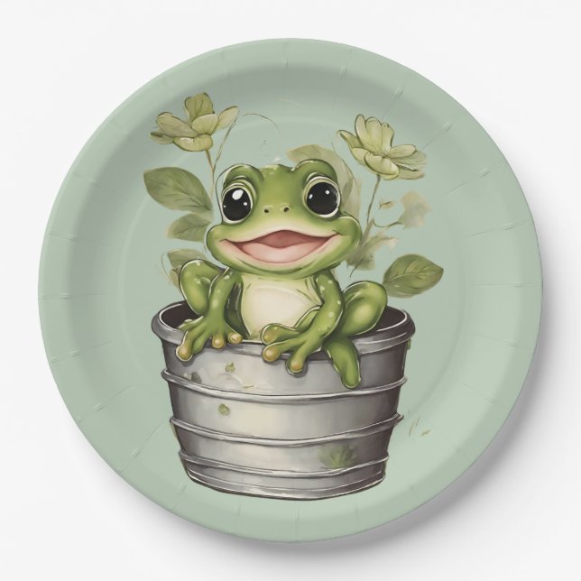 Life's Lily Pads Paper Plates (Front)