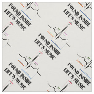 Life's Music Found Inside ECG Electrocardiogram Fabric