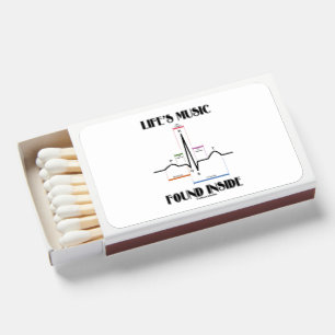 Life's Music Found Inside ECG Electrocardiogram Matchboxes