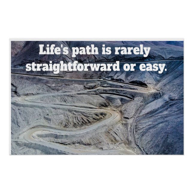 Life's path.Glossy Poster (Front)