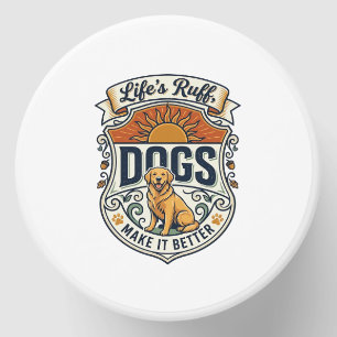 Lifes Ruff Dogs Make It Better Golden Retriever Su Mini Candle Favors