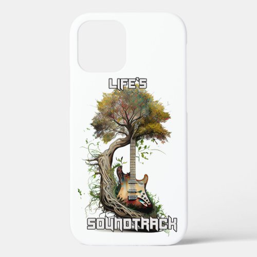 Lifes Soundtrack guitarra iPhone 12 Case