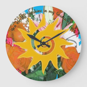 Life's Sunshine Round Wall Clock