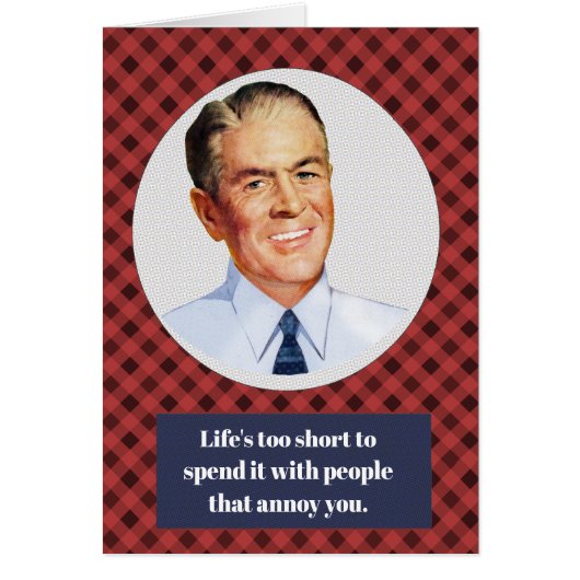 Life's too short cards (Front)