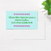 Life's Troubles Profile Card (Desk)