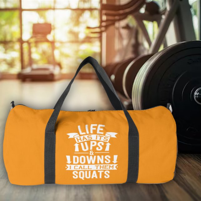 Lifes ups and downs gym gear duffle bag (Creator Uploaded)