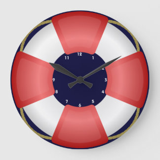 lifesaver lifebuoy nautical clock