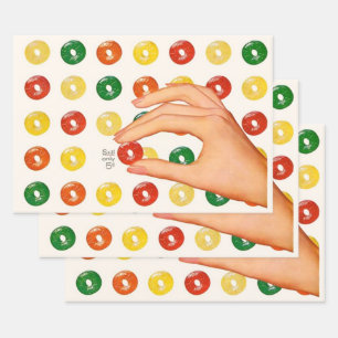 Lifesavers Wrapping Paper Sheets