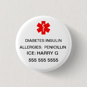 Lifesaving Medical Alert Emergency Details Button