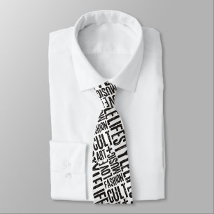 LIFESTYLE FASHION CULT - black Neck Tie