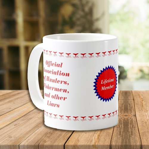 Lifetime Member Sportsman Liars Club Mug