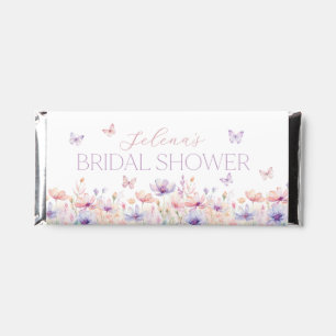 Lifetime of Butterflies Bridal Shower Chocolate Hershey Bar Favors